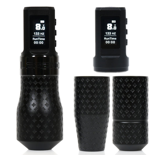 The Legend Pro Tattoo Pen - Color Packer (4.0mm) - Full Set (2 Batteries + 3 Grips)